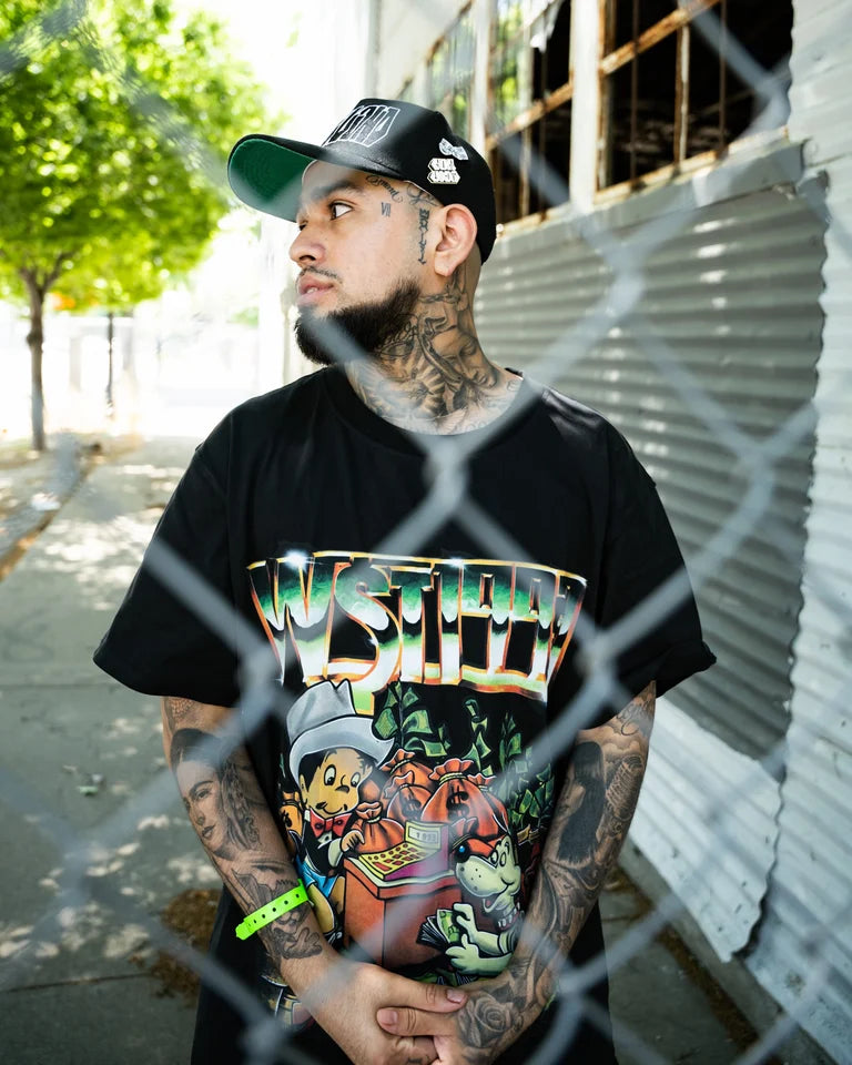 W$T Black Cantiflas T-Shirt